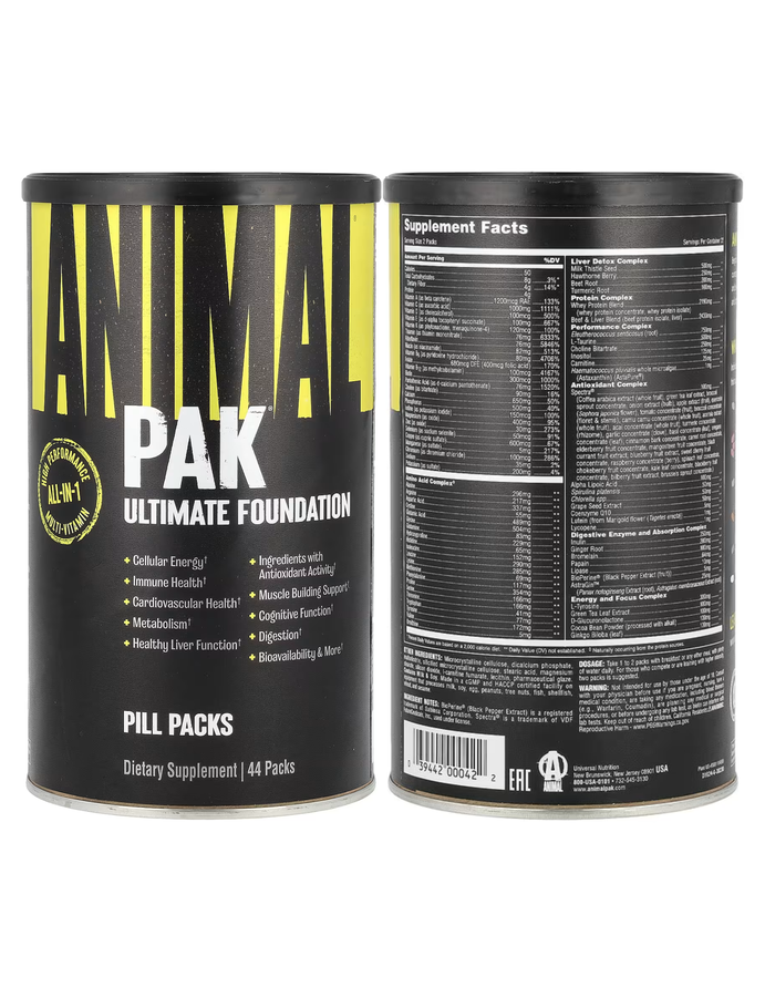 Animal pack 44 sobres - Universal