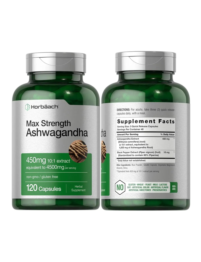 Ashwagandha 450mg x 120cap - Horbaach