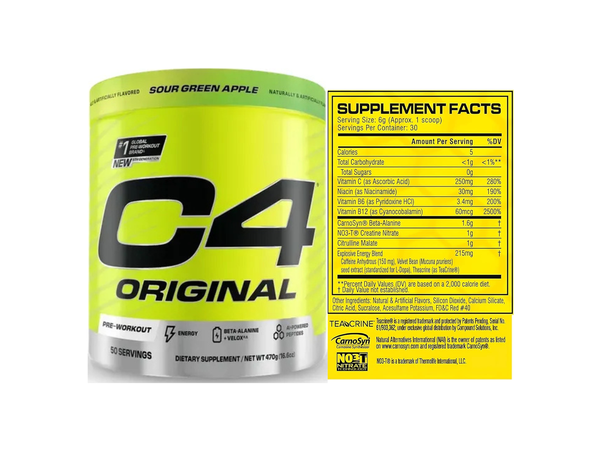 C4 preworkout x 50serv - Cellucor