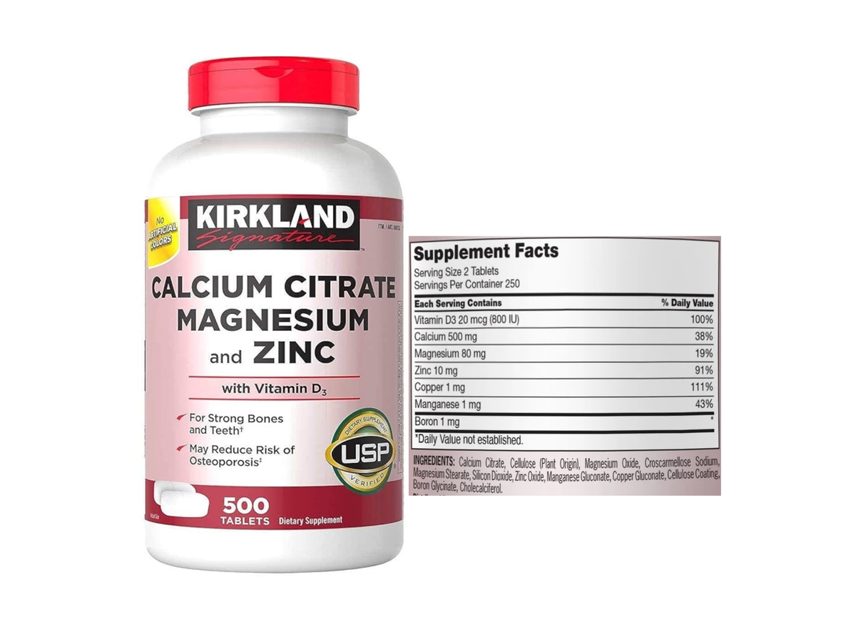 Calcio citrate + mag + zinc + vit D3 x 500tab