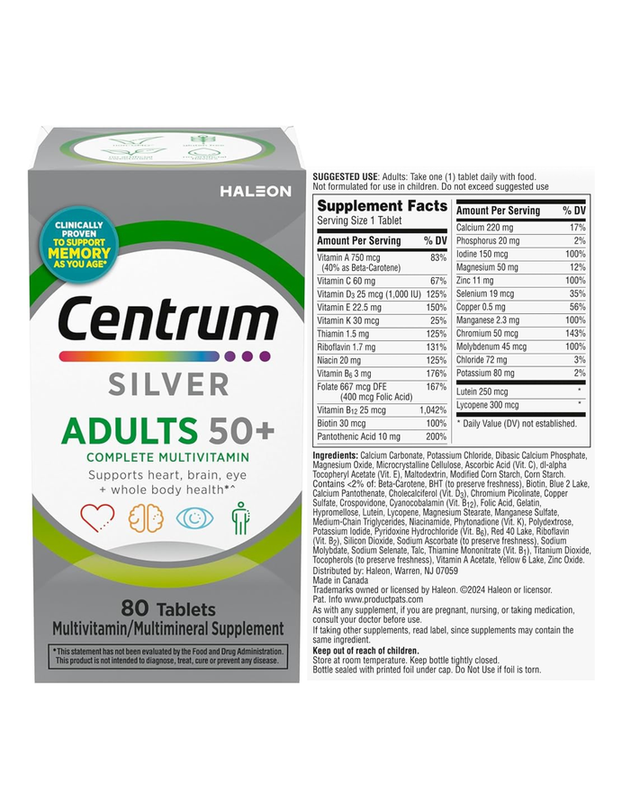 Centrum adulto 50+ x 80tab - Centrum
