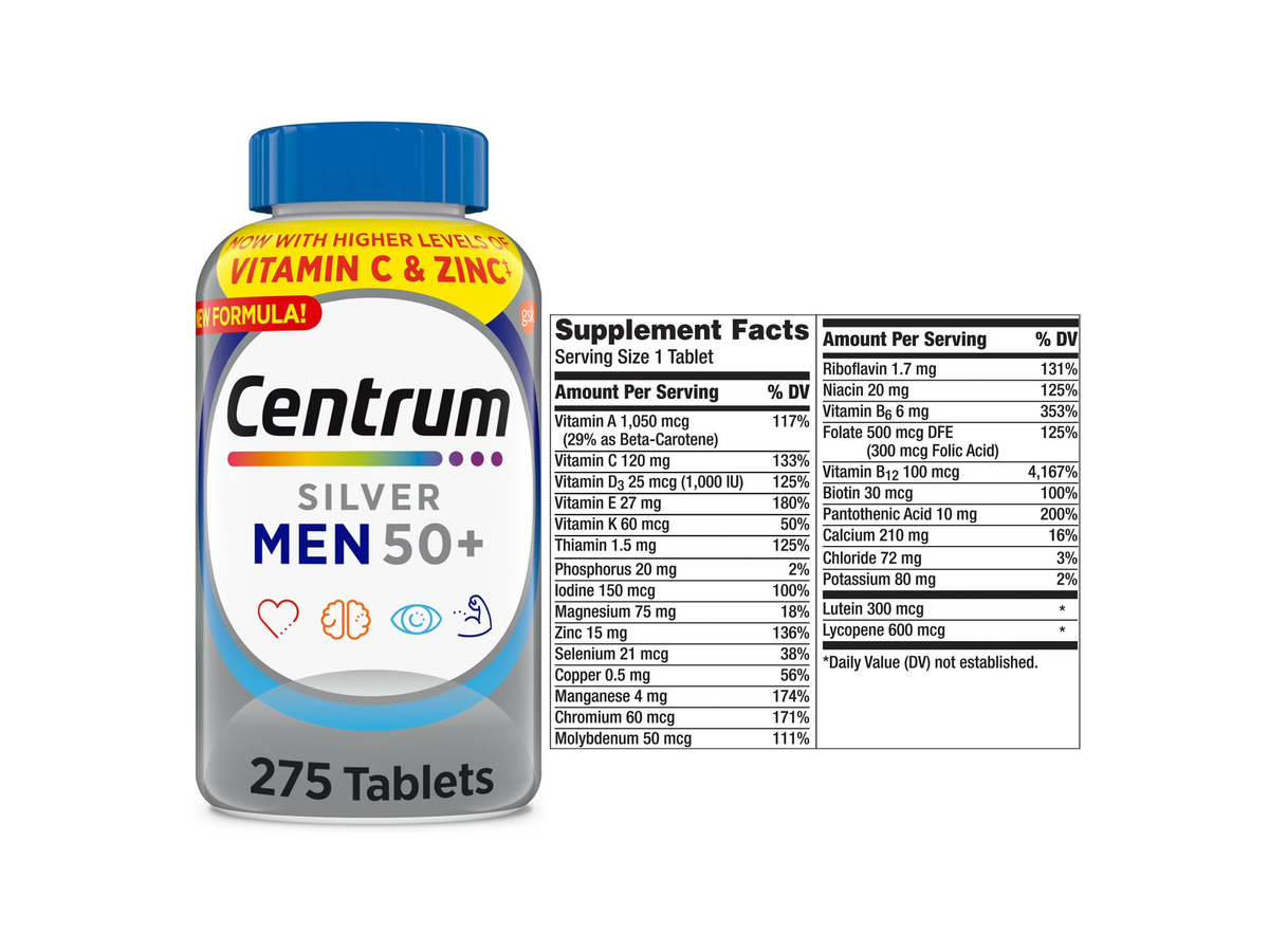 Centrum silver men 50+ x 275tab - Centrum