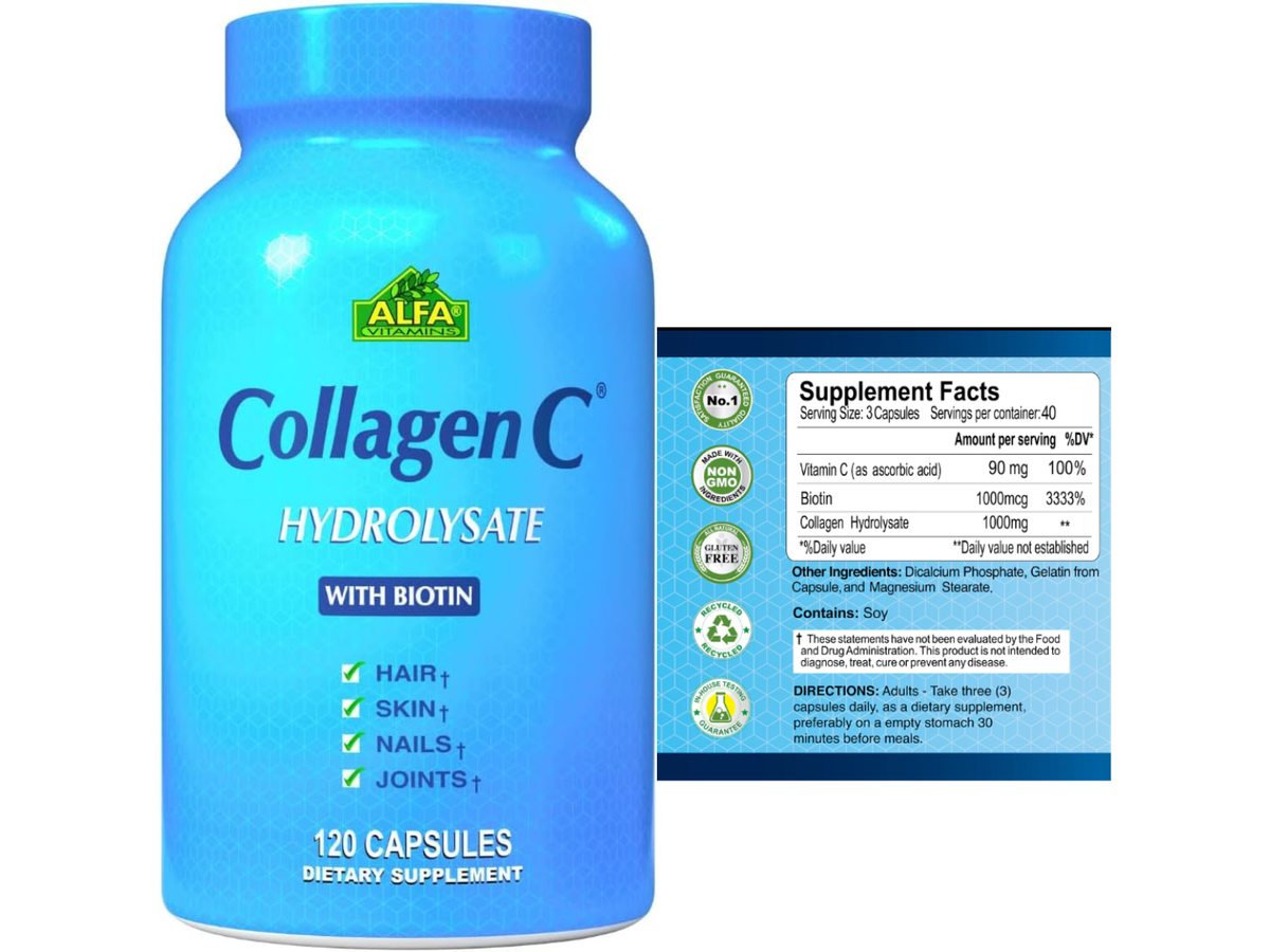 Colageno x 120cap  - Alfa Vitamins