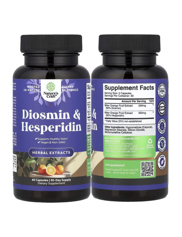 Diosmin Hesperidin x 60 cap - Natures Craft