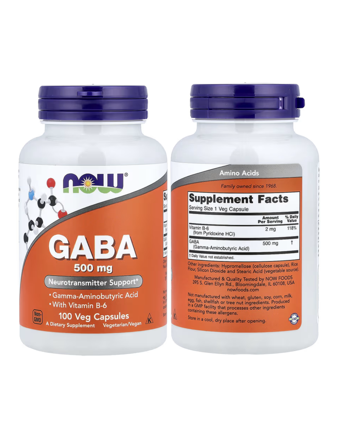 Gaba + Vit B6 x 100cap - Now