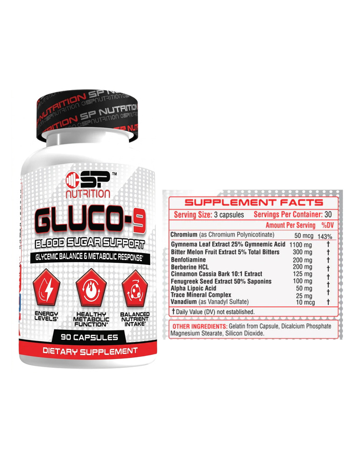 Gluco-9 x 90cap - SP Nutrition
