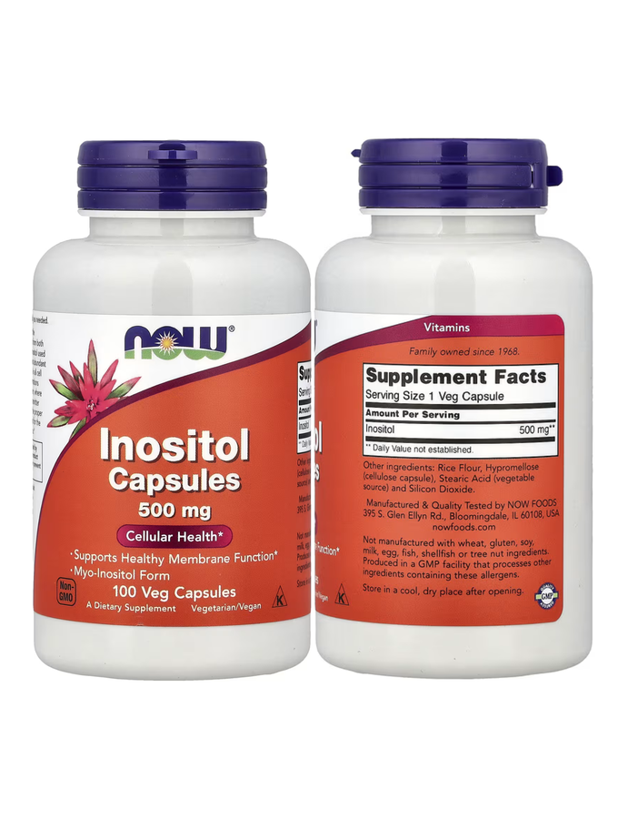 Inositol 500mg x 100cap - Now
