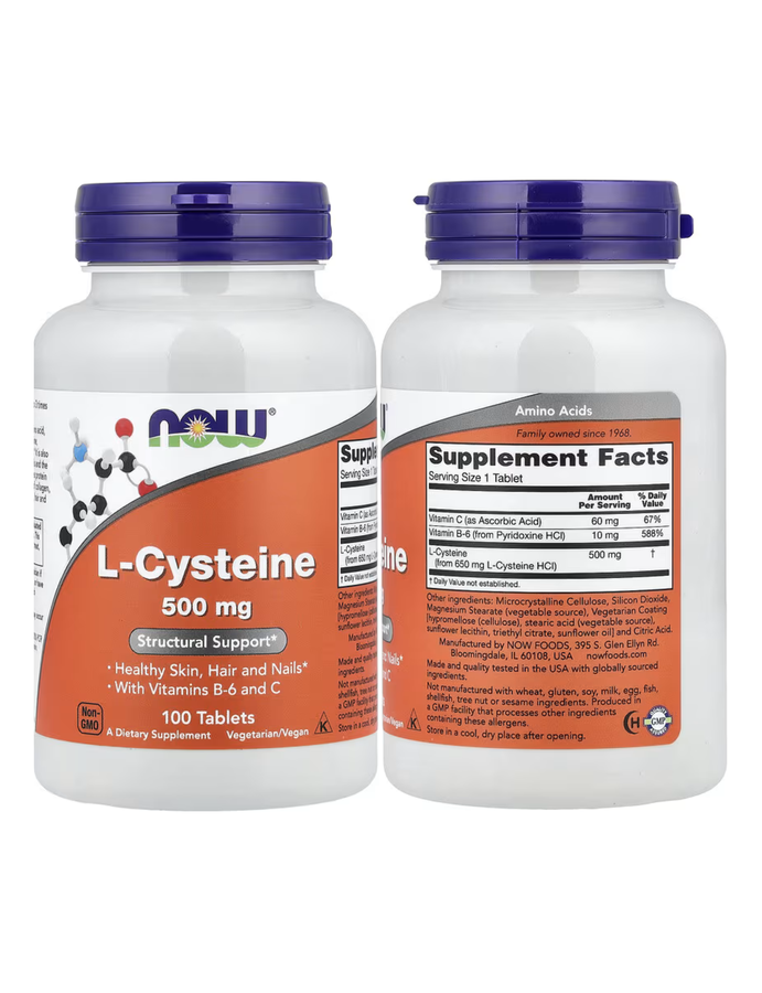 L-Cysteine x 100tab - Now