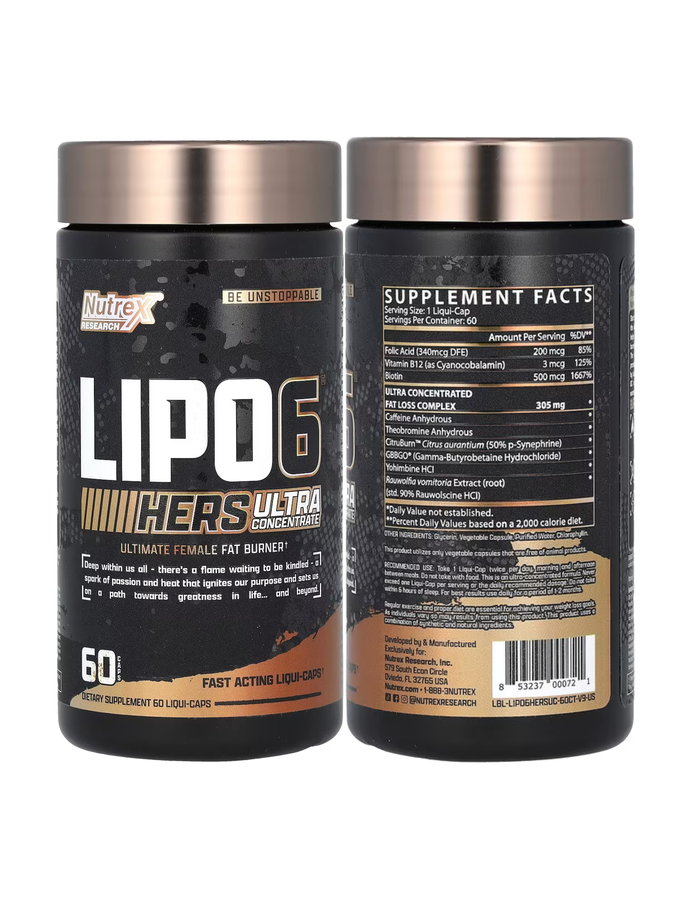Lipo 6 Hers x 60cap - Nutrex