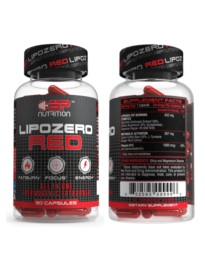 Lipozero red x 30cap - SP Nutrition