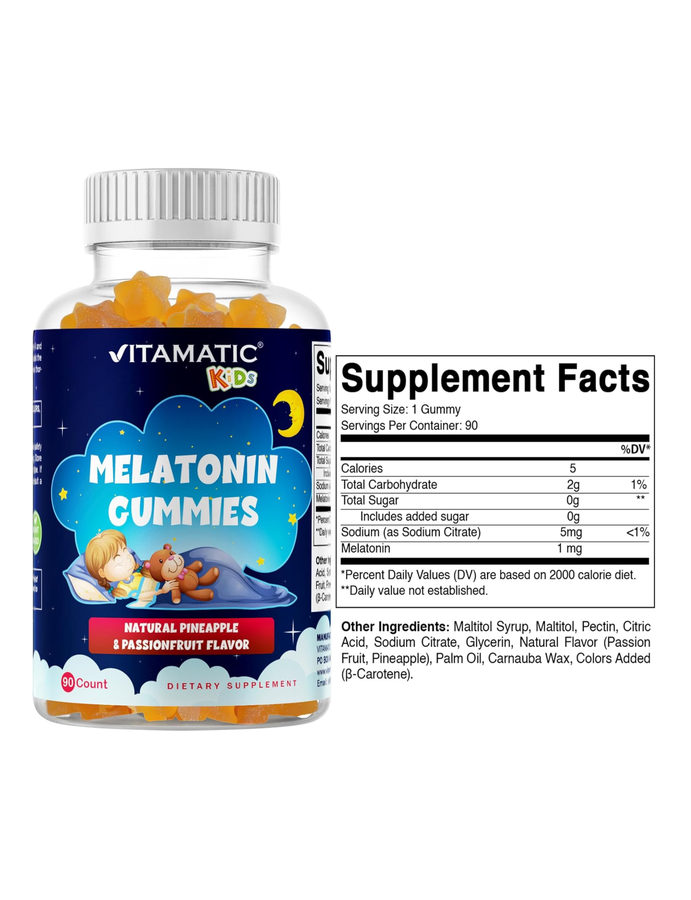 Melatonina KIDS x 90 gomitas - Vitamatic