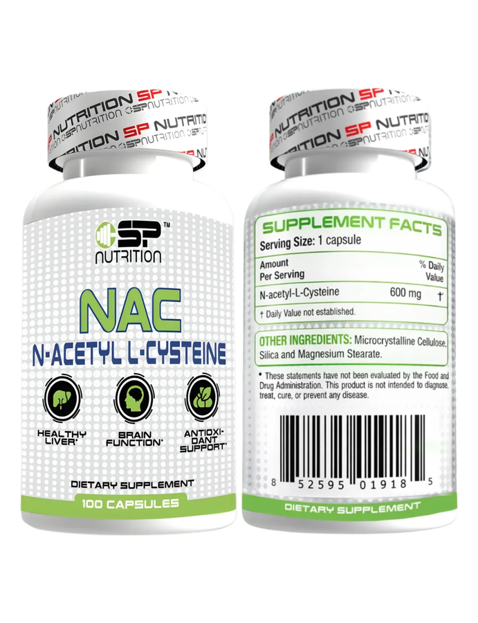 NAC x 100cap - SP Nutrition