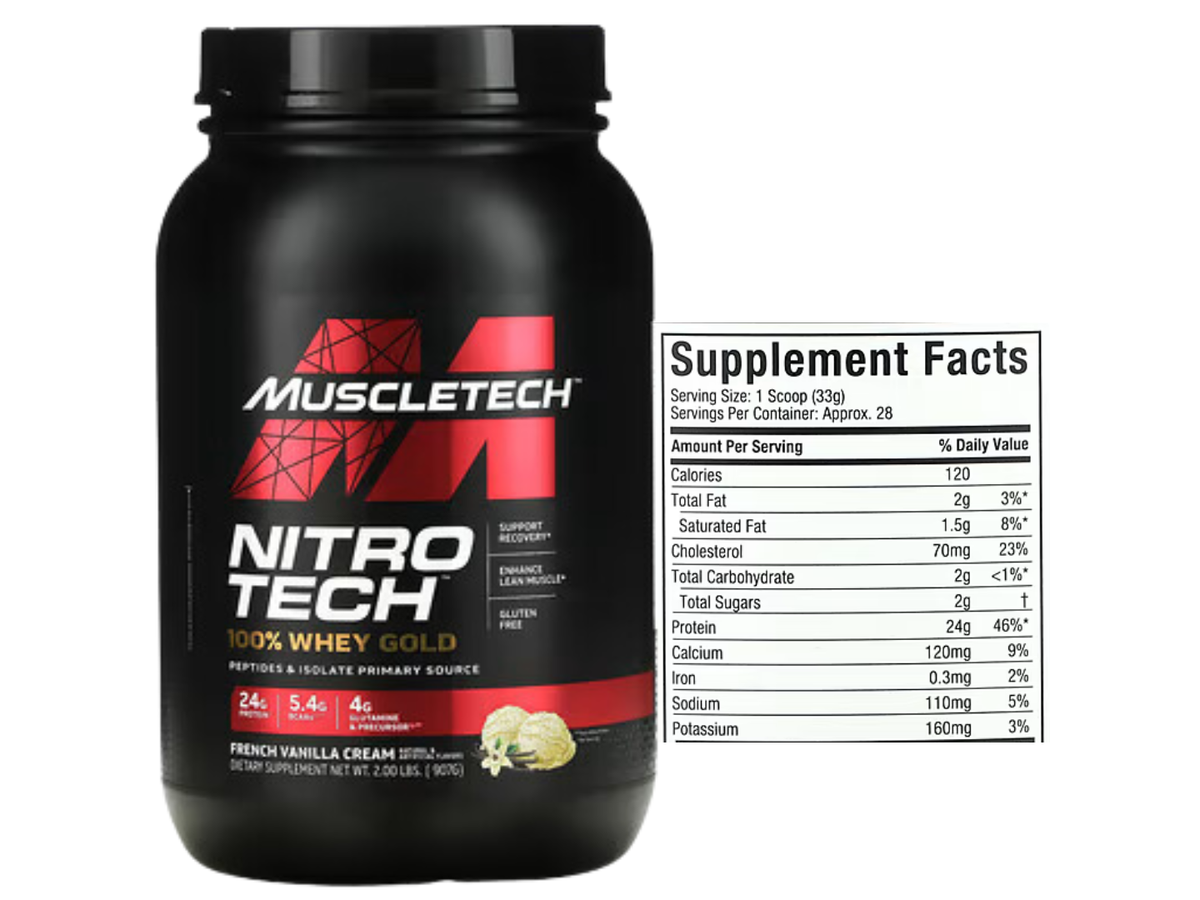 Nitro tech 100% Whey 2LB - Muscletech