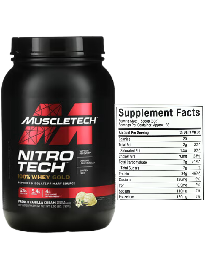 Nitro tech 100% Whey 2LB - Muscletech
