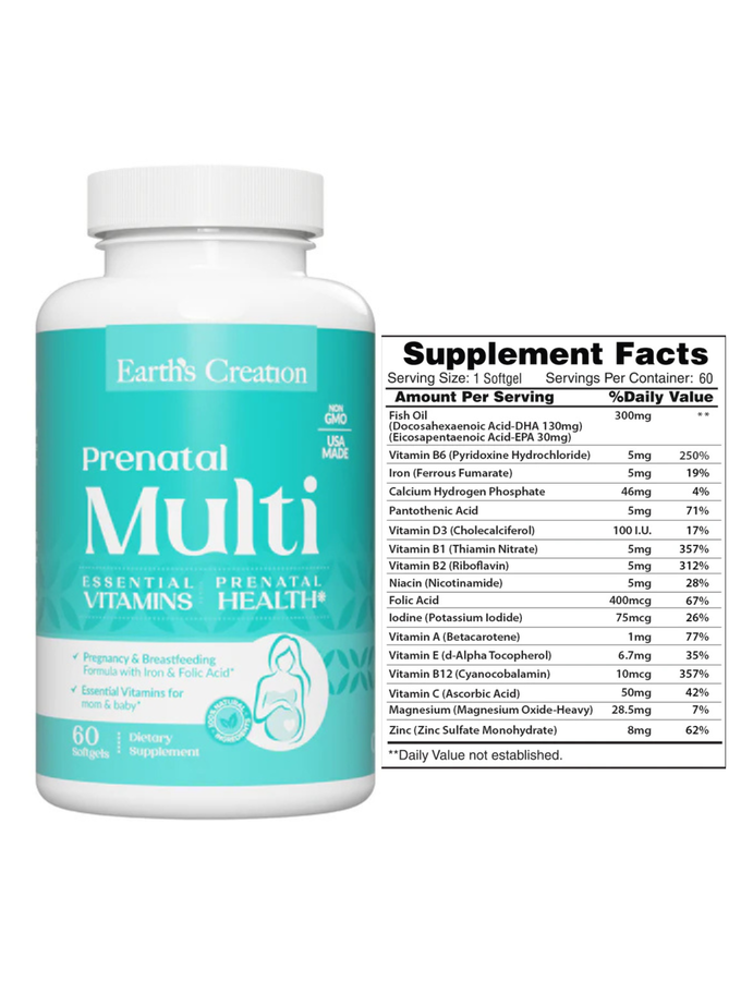 Prenatal x 60cap - Earth Creation