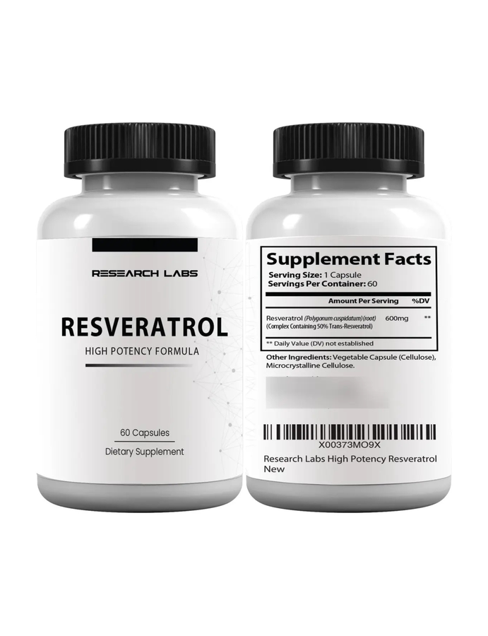 Resveratrol 600mg x 60cap - Research Labs