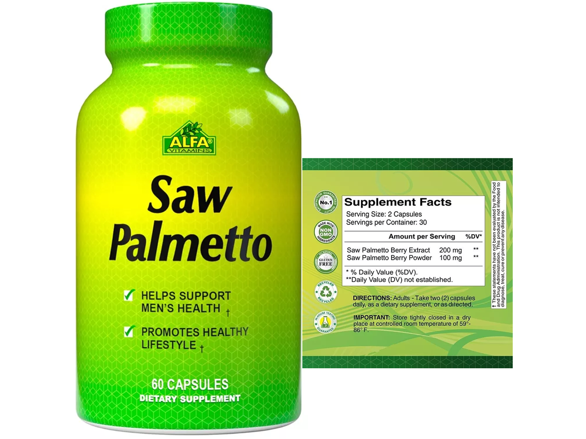 Saw Palmeto x 60cap - Alfa Vitamins