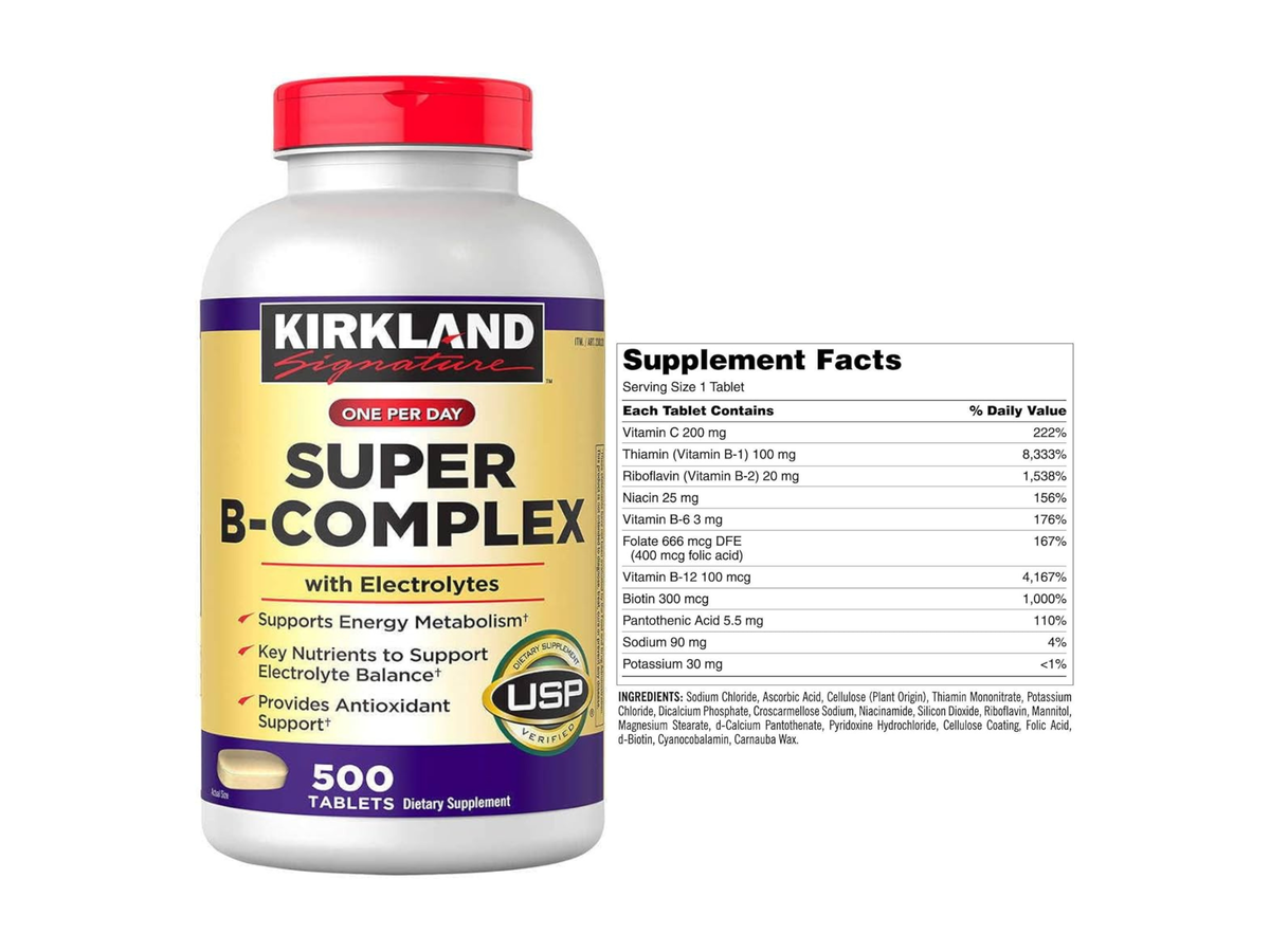 Super B complex x 500tab - Kirkland