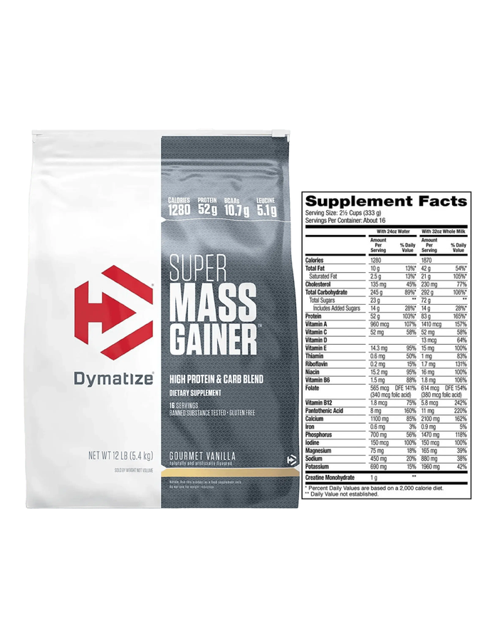 Super Mass Gainer 12LB - Dymatize
